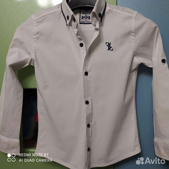 Белые рубашки 122 - 128