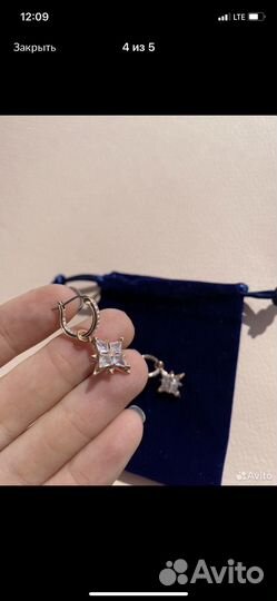 Серьги swarovski оригинал