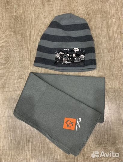Зимний комплект шапка Lummie и шарф reike