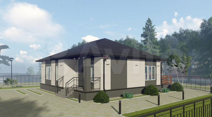 Коттедж 114,2 м² на участке 6 сот.