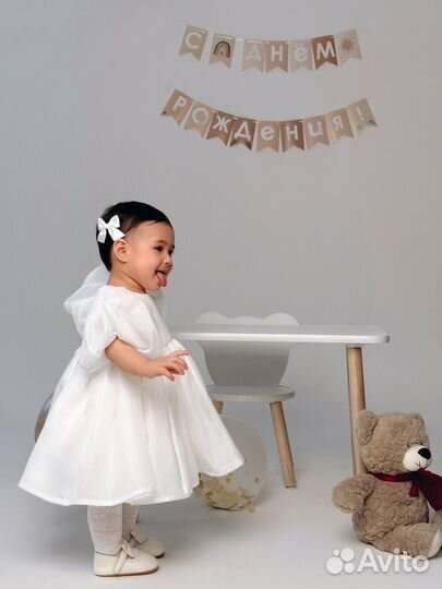 Нарядное платье для девочки 86 размер