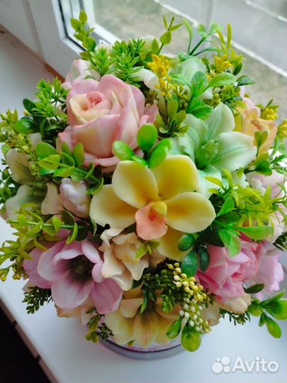 Букет из мыла ручной работы