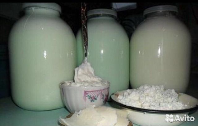 Молоко домашнее