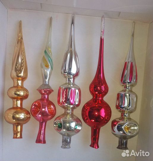 Верхушка навершие наконечник на ёлку звезда СССР