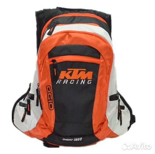 KTM моторюкзак dakar motopack новый чёрный, белый