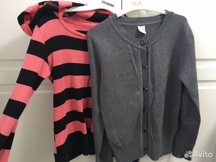 Вещи на девочку пакетом 134-140