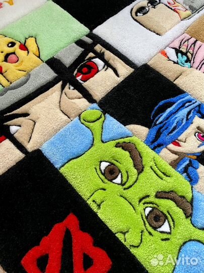 Тафтинговый коврик для клавиатуры Соник