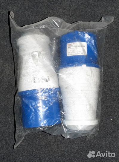 Кабельная вилка EKF 32А 2Р+Е IP44 переносная 220В