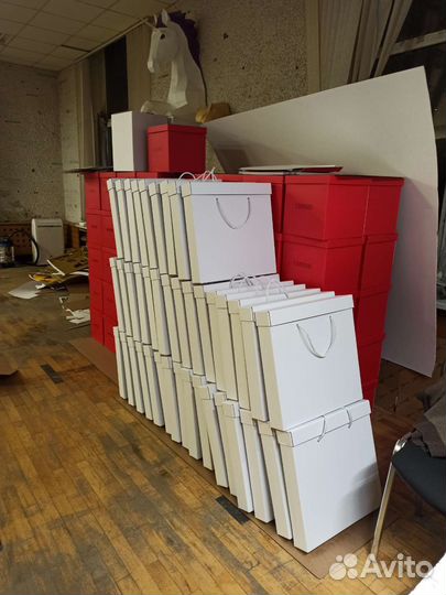 Вырезка коробок, резка картона, гофрокартона