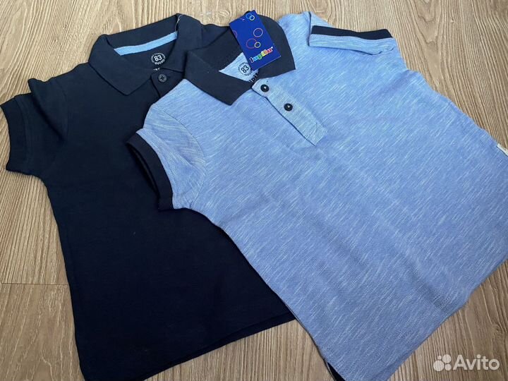 Футболка поло 98/104 новая