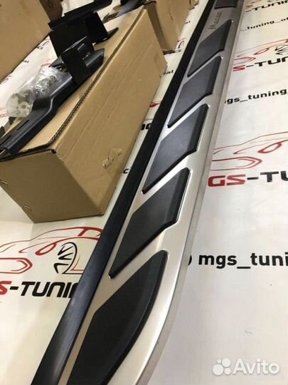 Пороги на Porsche Macan 2014+ года