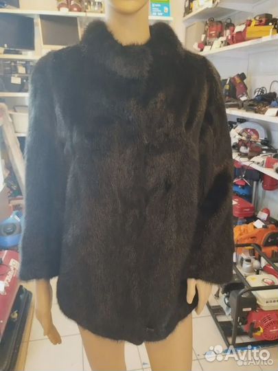 Шуба норковая 46р без капюшона