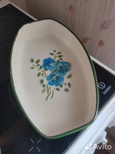 Эмалированное блюдо СССР