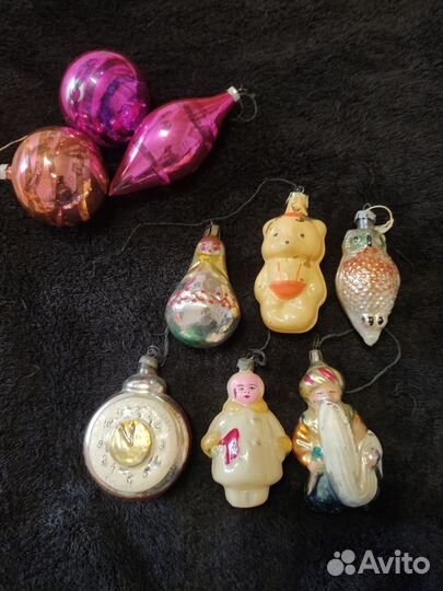 Елочные игрушки СССР