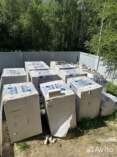 Газосиликатные блоки 1 сорт D500 20 м. куб