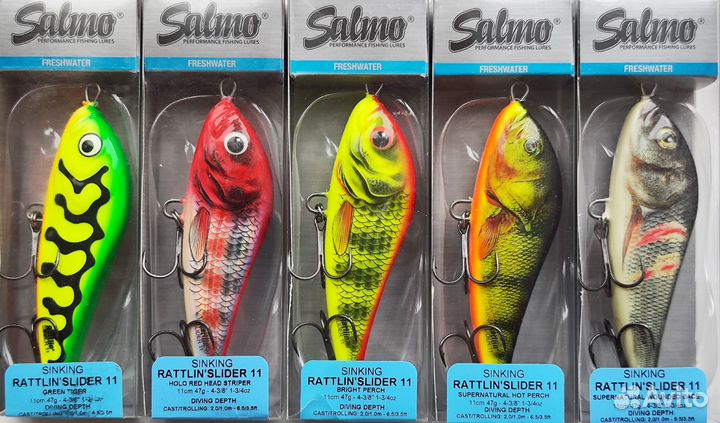 Джерки Salmo Rattlin Slider 11S