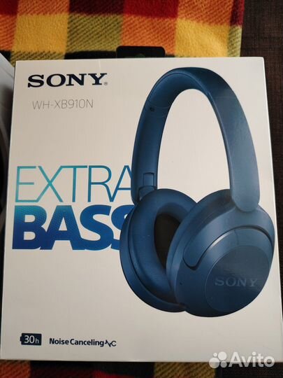 Беспроводные наушники накладные sony WH-XB910N