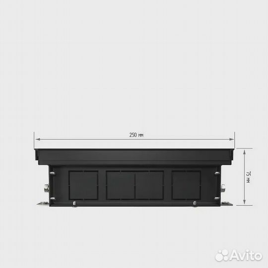 Внутрипольный конвектор Royal Thermo Atrium 75/250