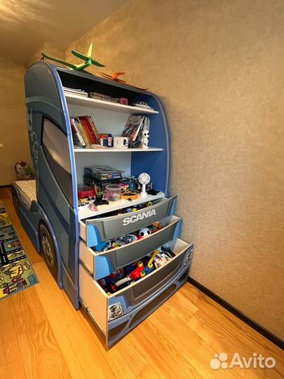 Детская кровать-грузовик Скания