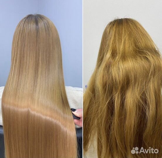 Кератиновое выпрямление волос,ботокс,коллаген
