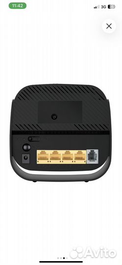 Wi-Fi роутер D-link DSL-2640U/R1A, черный
