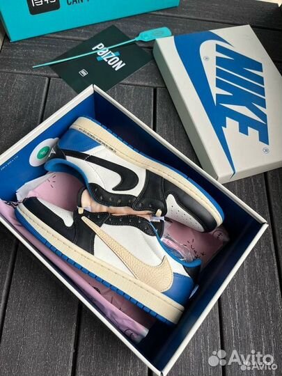 Кроссовки Nike air jordan 1 travis scott