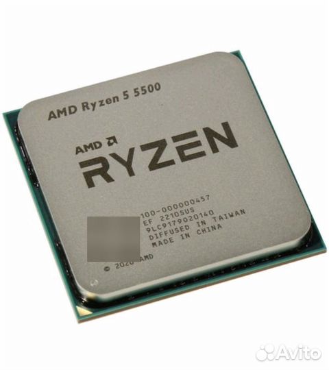 Процессор AMD Ryzen 5 5500 OEM, Новый, чек