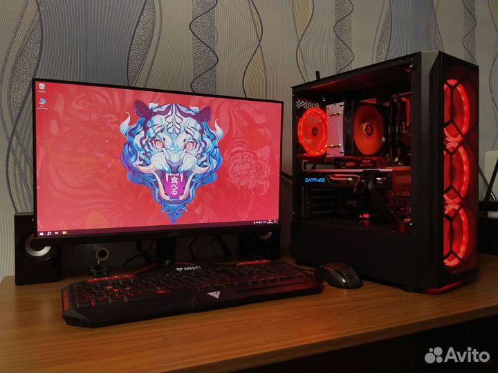 Игровой компьютер Intel Core i7 + Wi-Fi/RX570 8GB
