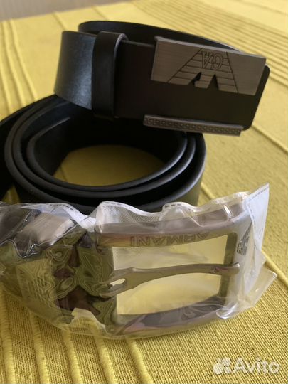 Ремни мужские Armani, новые, натуральная кожа