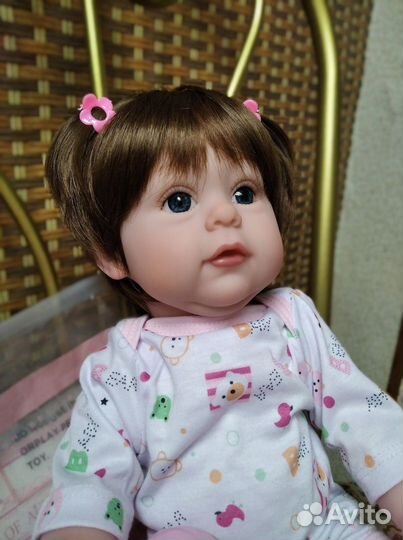 Реалистичная кукла игровой реборн (силикон-винил)