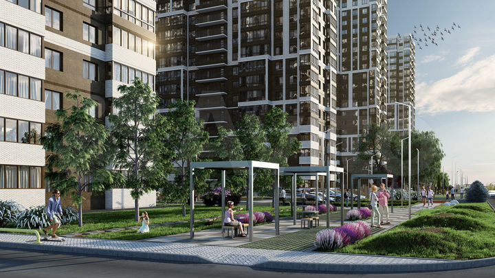 3-к. квартира, 71,4 м², 1/22 эт.