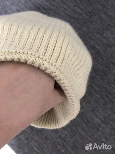 Шапка, двойная вязка