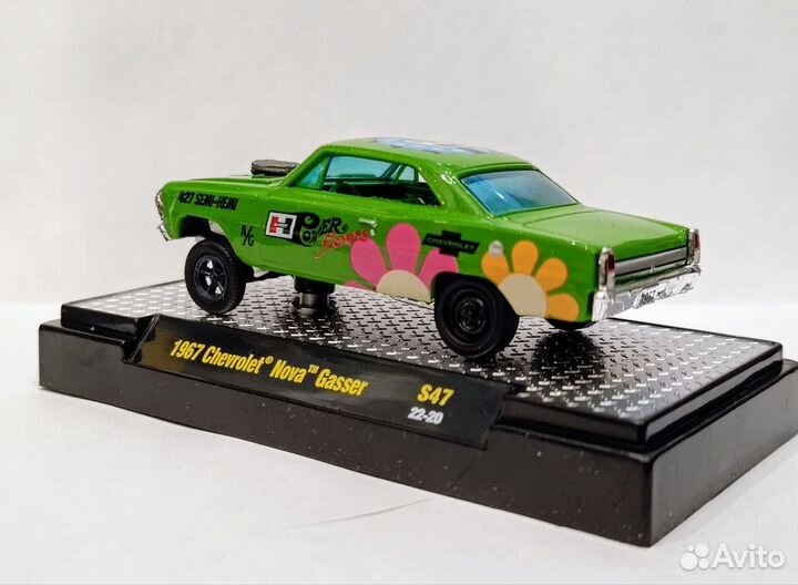 Модель 1967 Chevrolet Nova Gasser M2 Machines 1:64