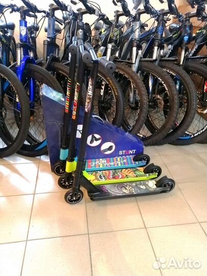 Трюковой самокат, колесо 110мм