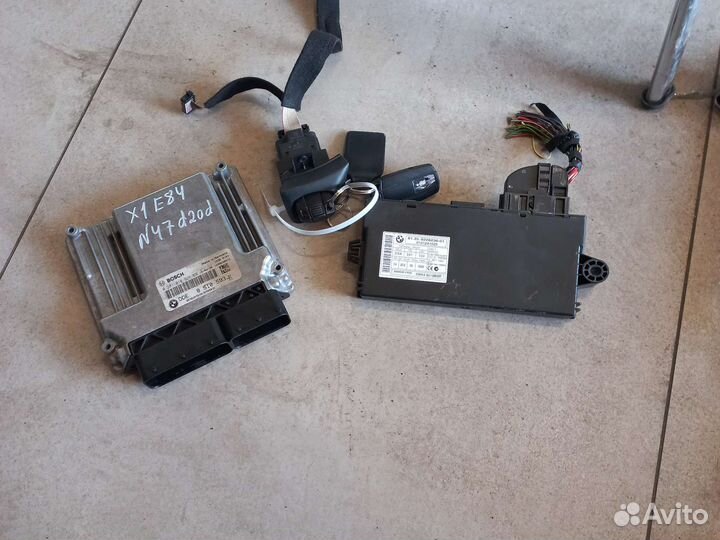 Блок DDE+CAS 3+ ключ BMW X1 E84 N47D20D