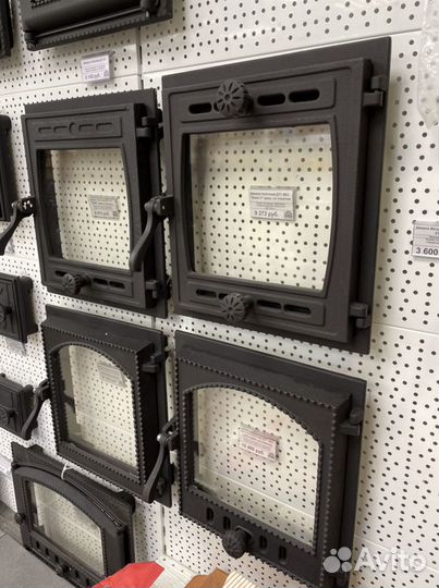 Дверка топочная со стеклом