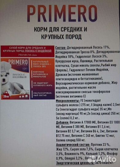 Корм для взрослых собак