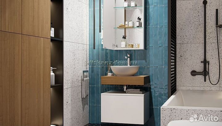 Тумба подвесная Velvex Unique Unit 60х40 tpUNI.60.H40.Y.VY-211