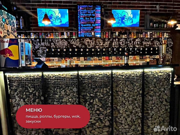 Прибыльный крафтовый бар на берегу Москвы реки