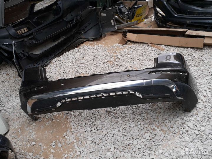 Бампер задний Mercedes Ml W166 2011-2015 с хромом