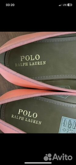 Балетки ralph lauren