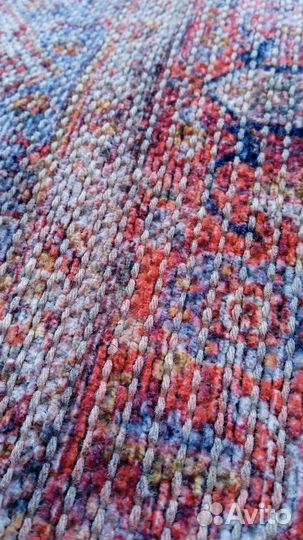 Грузинский ковер с нац.орнаментами.Шелк+ хлопок