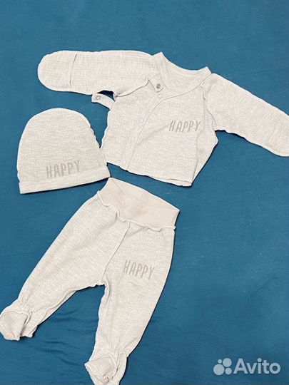 Одежда пакетом 0-3 мес
