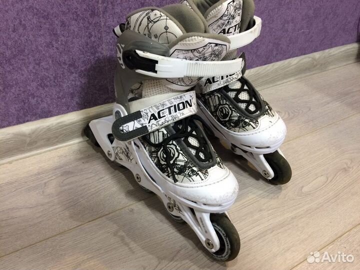 Роликовые коньки Action PW-117Q