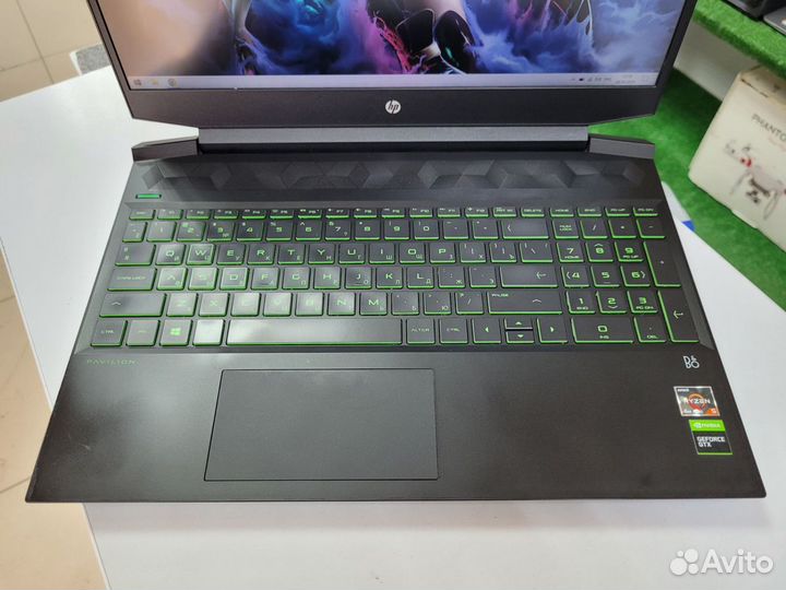 Игровой ноутбук HP Ryzen 5-4600H GTX 1650 4GB