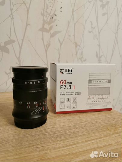 Объектив 7artisans 60mm Fuji X