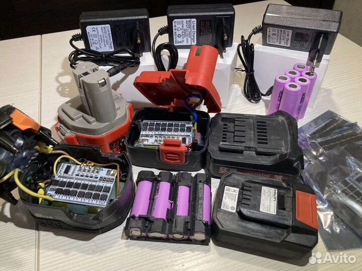 Замена, ремонт, восстанов, переделка на литий акб