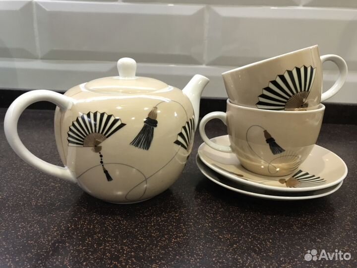 Чайный комплект с логотипом Avon