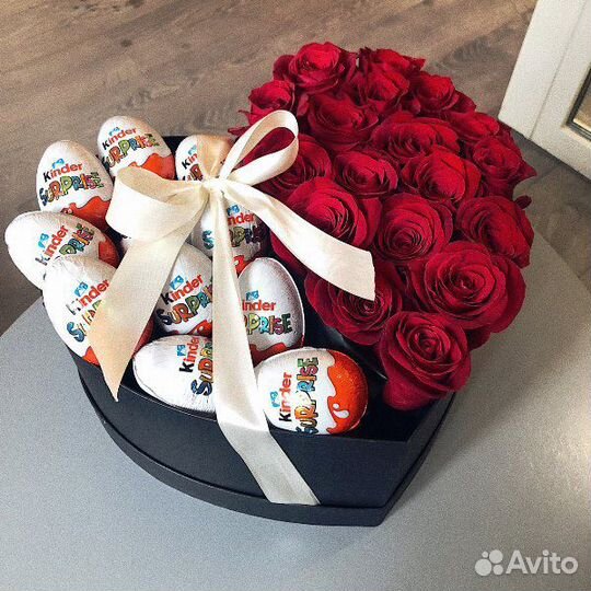 Сердце с киндерами №7