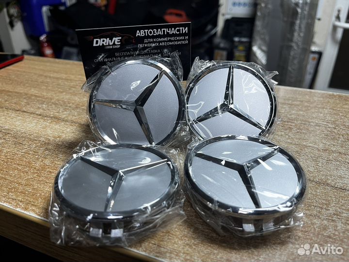 Колпачок колесного диска Mercedes-Benz 75mm